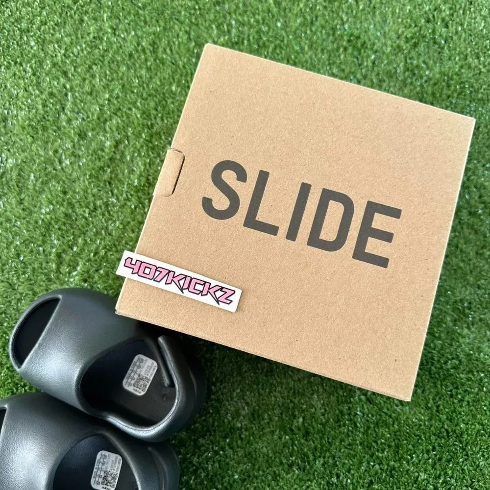 2024 Yeezy Slides 'Dark Onyx' 👟